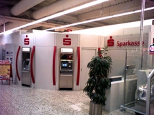 Sparkasse Geldautomat real Supermarkt Wesel
