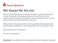 Sparkasse Geldautomat Niederhöchstadt