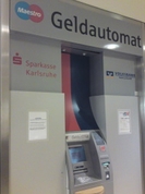 Sparkasse Geldautomat Einkaufsgalerie Ettlinger Tor