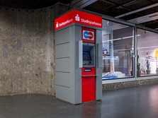 Sparkasse Geldautomat Odeonsplatz, U-Bahn Zwischengeschoss