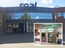Sparkasse Geldautomat real Supermarkt Dinslaken