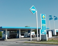Sparkasse Geldautomat ARAL-Tankstelle